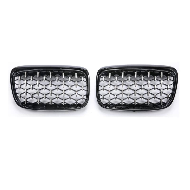 Paar Diamant-Nierengrills Kompatibel Für BMW 2er F45 F46 216i 218i 220i 225i ABS-Materialien(Black edge) von XWBTRQLK
