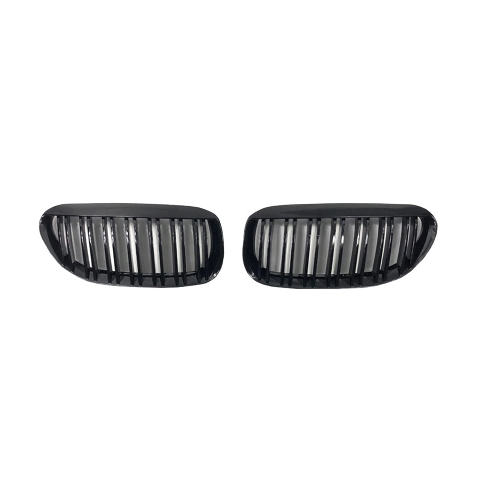 Pulleco Nierengrill für die vordere Stoßstange, schwarz glänzend, Doppellamellengrill, kompatibel mit BMW 6er-Reihe M6 E63 E64 630i 650i 645ci 2004–2010, ABS Pulleco Nierengrill für die vordere Stoßstange, schwarz glänzend, Doppellamellengrill, kompatibel mit BMW 6er-Reihe M6 E63 E64 630i 650i 645ci 2004–2010, ABS von XWBTRQLK