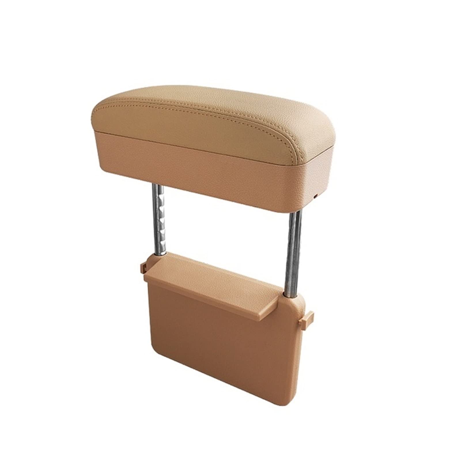 Universal Auto Armlehne Box Ellenbogen Unterstützung Einstellbare Auto Center Konsole Armlehne Auto Styling Auto Sitz Lücke Organizer Armlehne Box(1 set Beige) von XWBTRQLK