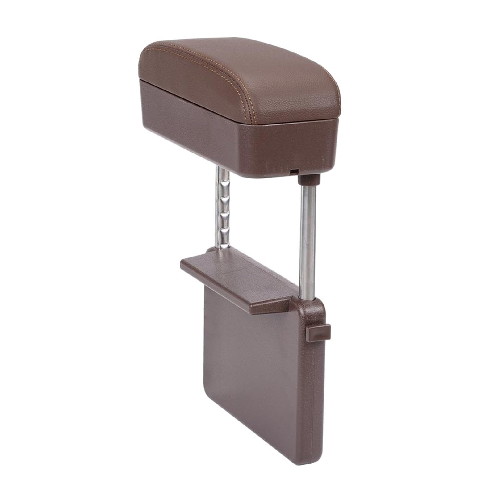 Universal Auto Organizer Auto Mittelarmlehne Aufbewahrungsbox Ellenbogenstütze Rest Pad Einstellbar(Coffee color) von XWBTRQLK