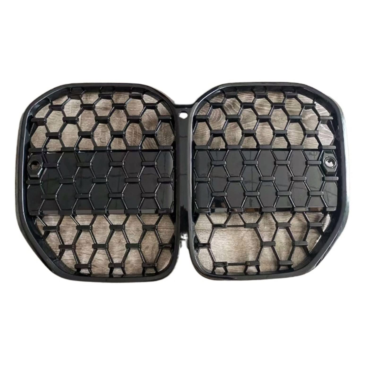 Vorne Mitte Grille Grills Meteor Grille Kompatibel Für BMW G26 4-Serie Coupe 4 Türen 420i 425i 430i 435i M440i 2021 +(Black With ACC) von XWBTRQLK