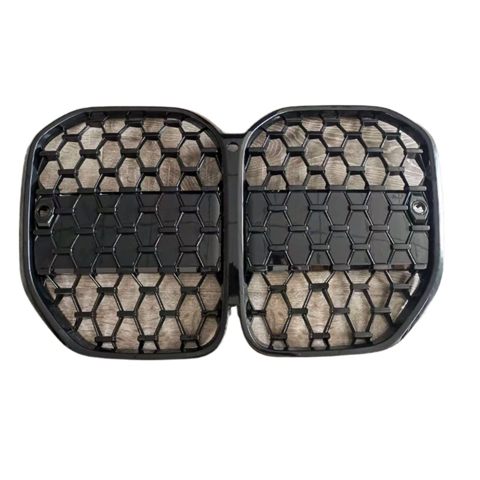 Vorne Mitte Grille Grills Meteor Grille Kompatibel Für BMW G26 4-Serie Coupe 4 Türen 420i 425i 430i 435i M440i 2021 +(Black Without ACC) von XWBTRQLK
