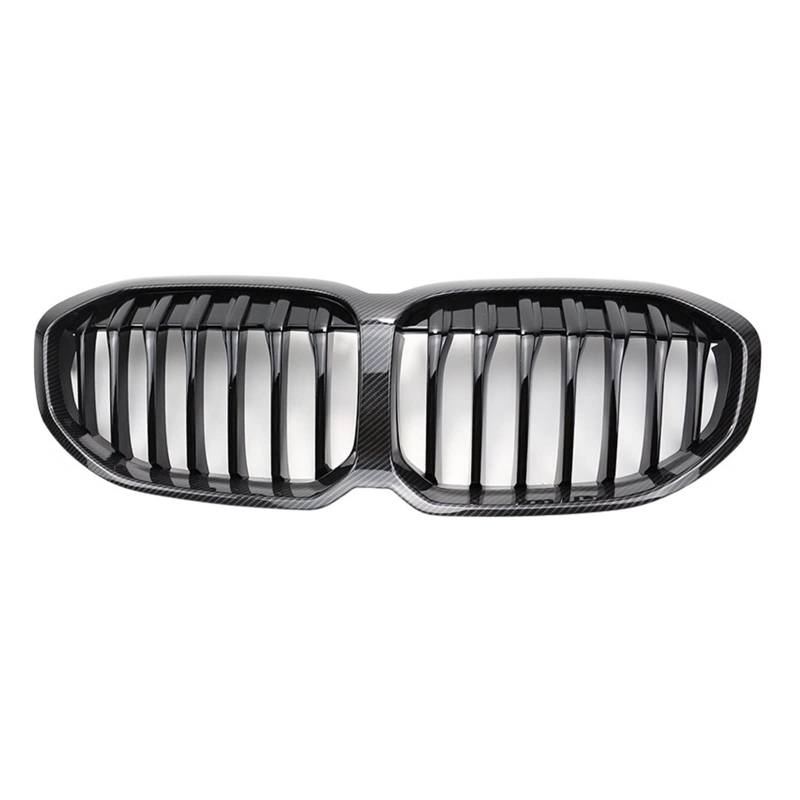Vorne Mitte Grille Sport Gitter Ersatz ABS Kompatibel Für BMW 1 Serie F40 Fließheck 2020 2021 2022 +(Carbon Fiber Printed) von XWBTRQLK