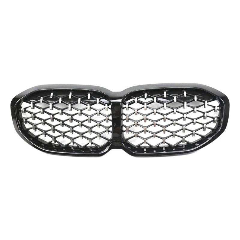 Vorne Mitte Grille Sport Gitter Ersatz ABS Kompatibel Für BMW 1 Serie F40 Fließheck 2020 2021 2022 +(Diamond) von XWBTRQLK