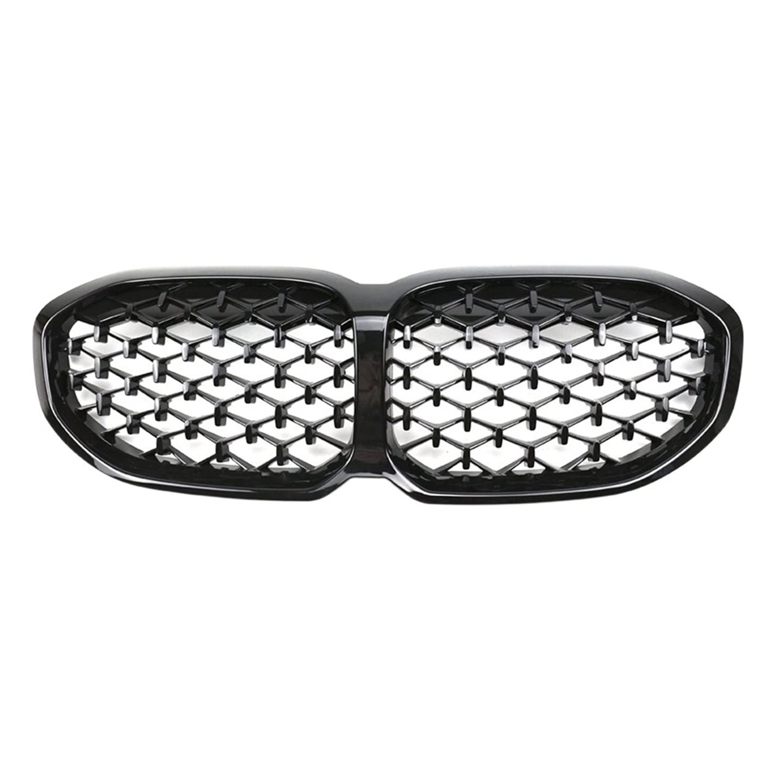 Vorne Mitte Grille Sport Gitter Ersatz ABS Kompatibel Für BMW 1 Serie F40 Fließheck 2020 2021 2022 +(Diamond-01) von XWBTRQLK