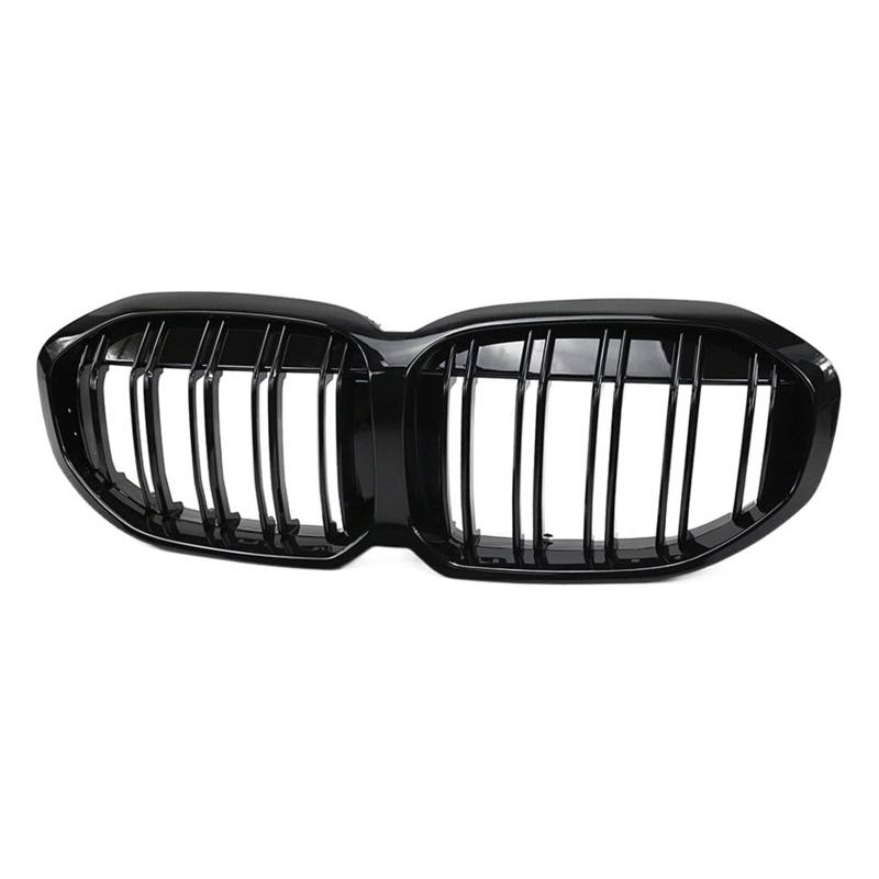 Vorne Mitte Grille Sport Gitter Ersatz ABS Kompatibel Für BMW 1 Serie F40 Fließheck 2020 2021 2022 +(Double Line) von XWBTRQLK