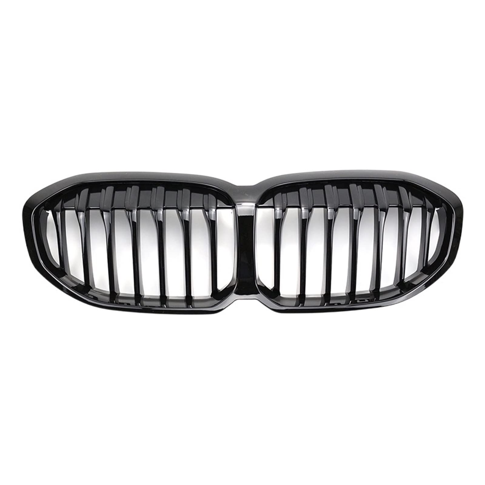 Vorne Mitte Grille Sport Gitter Ersatz ABS Kompatibel Für BMW 1 Serie F40 Fließheck 2020 2021 2022 +(Glossy Black) von XWBTRQLK