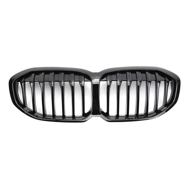 Vorne Mitte Grille Sport Gitter Ersatz ABS Kompatibel Für BMW 1 Serie F40 Fließheck 2020 2021 2022 +(Glossy Black) von XWBTRQLK