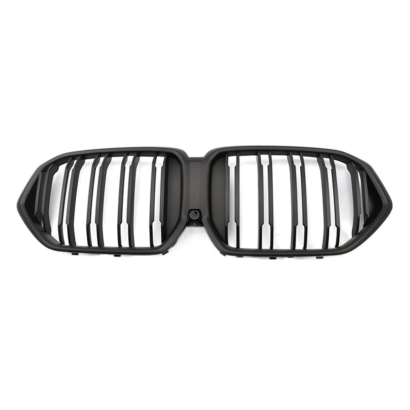 Vorne Mitte Grille Sport Gitter Ersatz ABS Kompatibel Für BMW X5 X6 G06 2020 2021 2022(2 Fins Matte) von XWBTRQLK