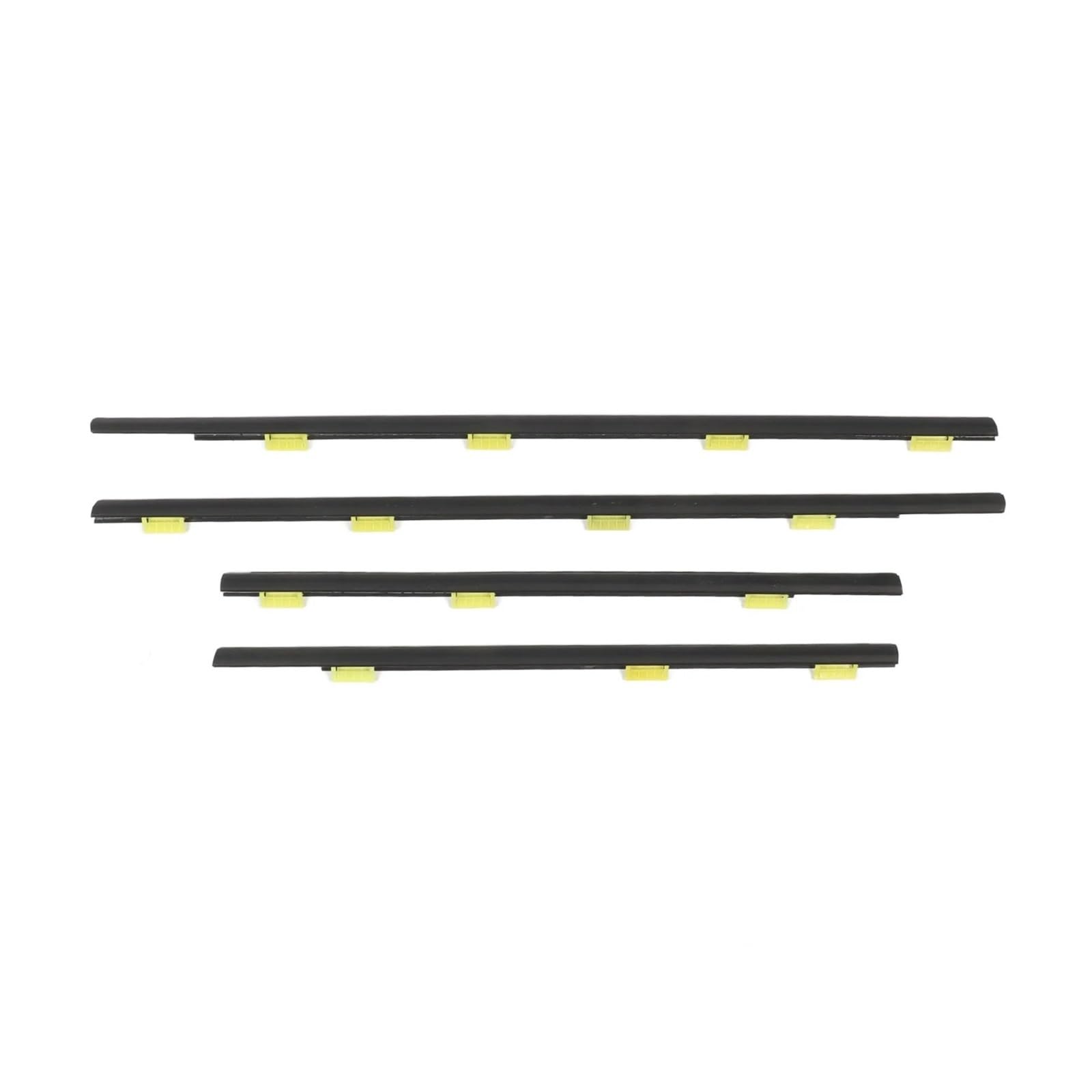 Weatherstrip Tür Gürtel 72450 SCA E01 Vorne Hinten Außerhalb Fenster Weatherstrip Gürtel Kompatibel Für Honda CRV 2002 ‑ 2006 Tür Gürtel Form von XWBTRQLK