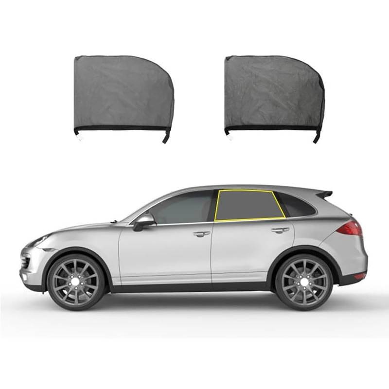 Auto Seitenscheibe Sonnenblende, für MINI Three-Door Version R56 2005-2014 UV-Schutz Seitenscheibe Autofenster Atmungsaktives Netz gegen Hitze Auto Sonnenblende,B von XWIXZ