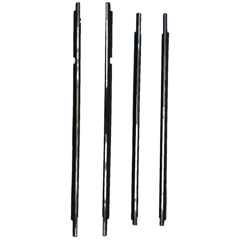 4 Stück Chrom- oder Black-Out-Gummi for 2003-2008 Schutz-Dichtungsstreifen for Glaslaminat 75720-02120(4 pcs chrome) von XWMSCLAK
