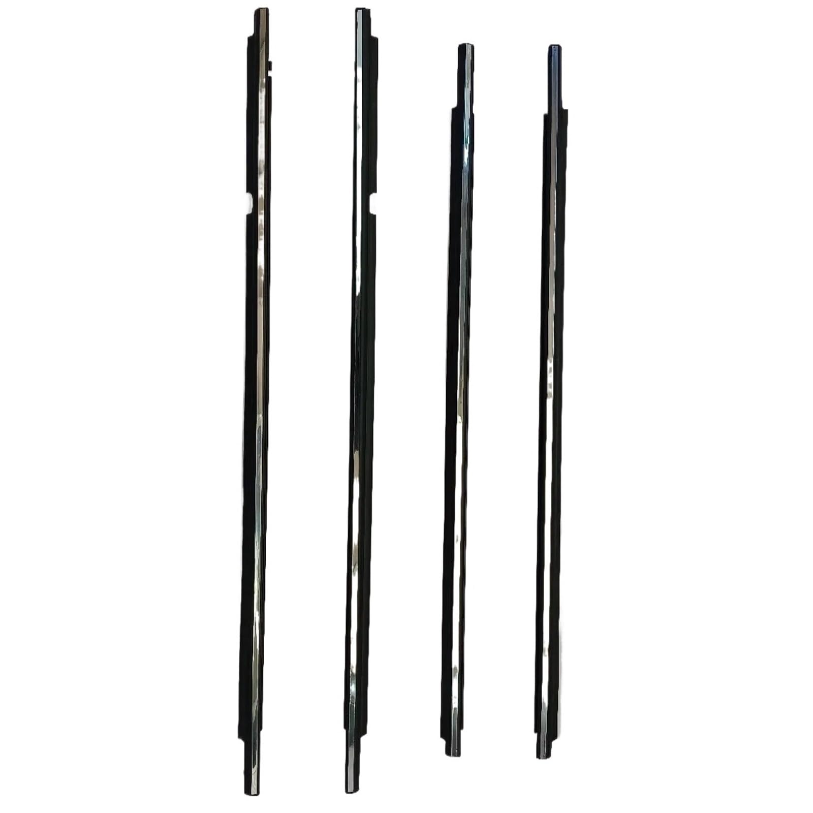 4 Stück Chrom- oder Black-Out-Gummi for 2003-2008 Schutz-Dichtungsstreifen for Glaslaminat 75720-02120(4 pcs chrome) von XWMSCLAK