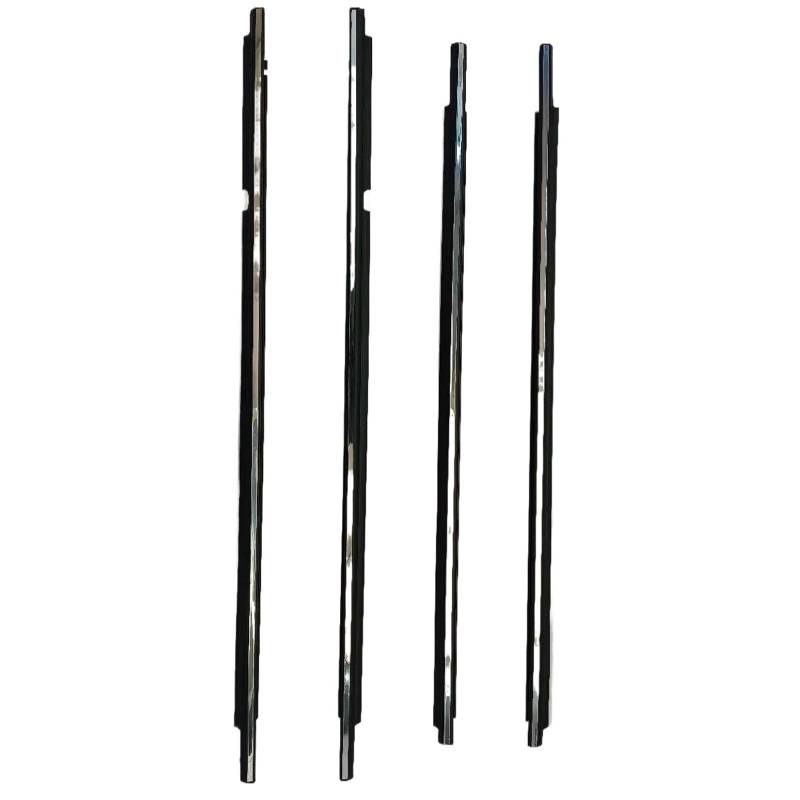 4 Stück Chrom- oder Black-Out-Gummi for 2003-2008 Schutz-Dichtungsstreifen for Glaslaminat 75720-02120(4 pcs chrome) von XWMSCLAK