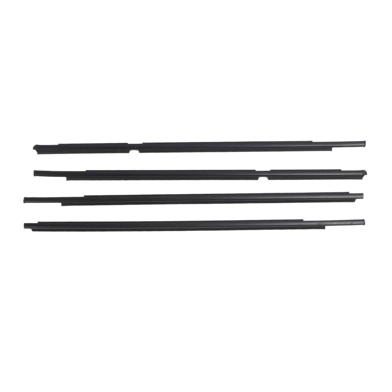 4-teiliger Dichtungsstreifen for Autotürfenster, 68160-52110, Ersatz for Fensterdichtstreifen, Formverkleidung for 2005-2011 von XWMSCLAK