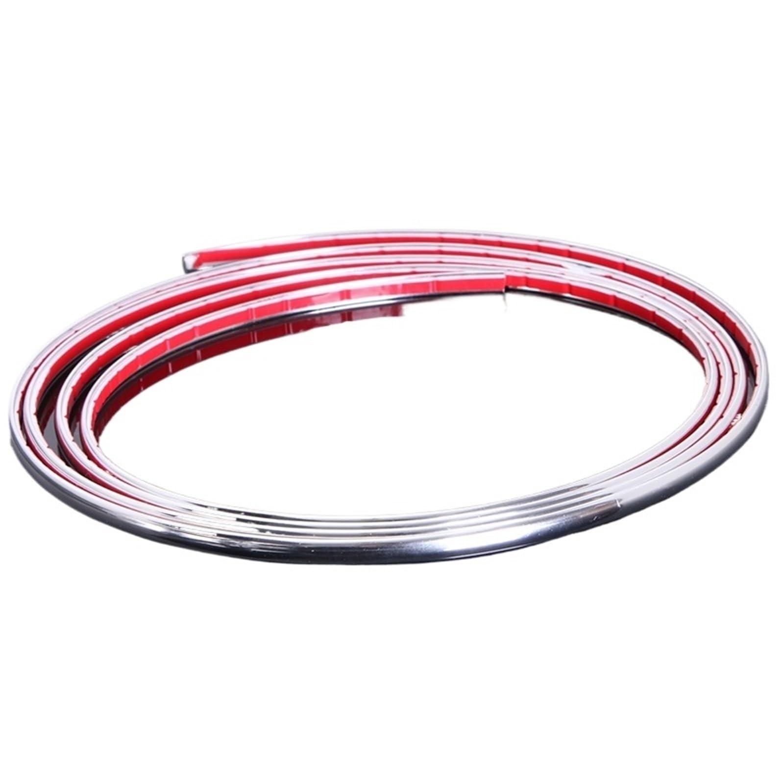 4mm x 2m Auto Chrom Styling Dekoration Formteil Zierleiste Klebeband DIY Schutzaufkleber Abdeckung Helle Streifen Auto Stoßstange Zubehör(2 pcs) von XWMSCLAK