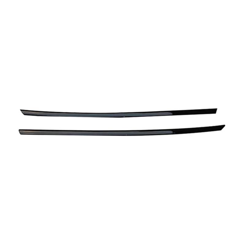 Auto Glänzend Schwarz Front Stoßstange Mesh Center Grille Grill Form Streifen Abdeckung Trim von XWMSCLAK