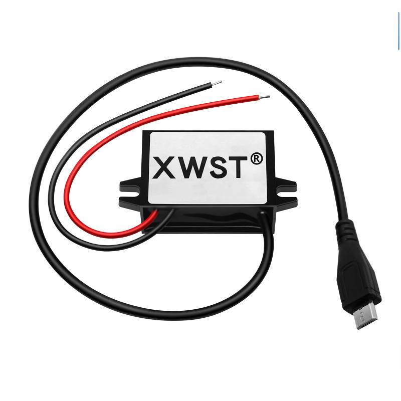 DC DC 8-85V 12V 24V 36V 48V 60V 72V 85V auf 5V Spannungswandler 3A 15W Micro USB Wandler | Adapter Anschluss für Auto Motorrad Fahrrad E-Bike | Stromrichter Ladegerät Buck Converter von XWST