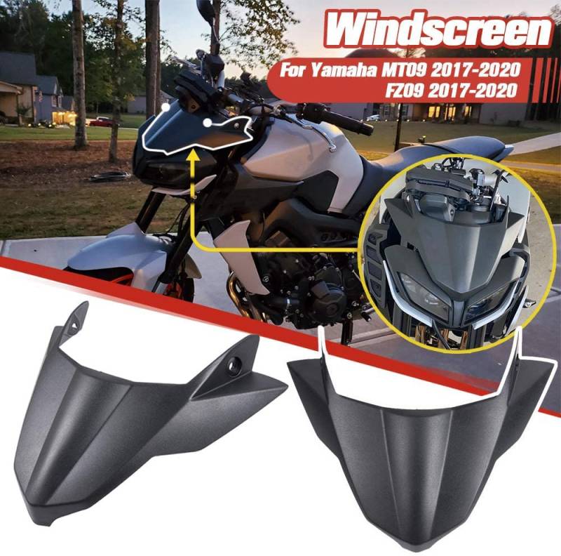 Motorrad motorrad-zubehör fly bildschirm vorne kotflügel schnabel nase kegel verlängerung extender radabdeckung kappe Kompatibel mit Y-amaha fz09 fz 09 fz-09 mt09 mt-09 mt09 2017-2020 von XX eCommerce