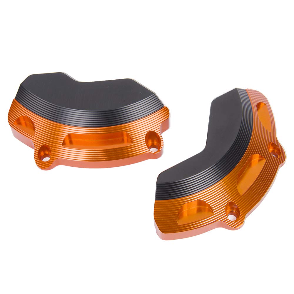 Für K-T-M 790 Duke 2018-2019 Motor Stator Slider Fall Schutzabdeckung Protector Set Motorrad Zubehör Teile für Duke 790 18 19 (Orange) von XX eCommerce