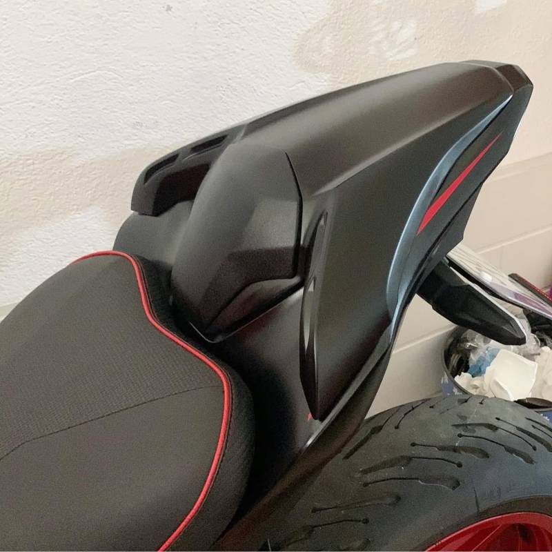 Motorrad Soziusabdeckung Sitzkappe Verkleidung Heckabdeckung Rücksitzbezug für Z900 ABS Z 900 SE 2017 2018 2019 2020 2021 2022 2023 2024 (Mattschwarz) von Lorababer