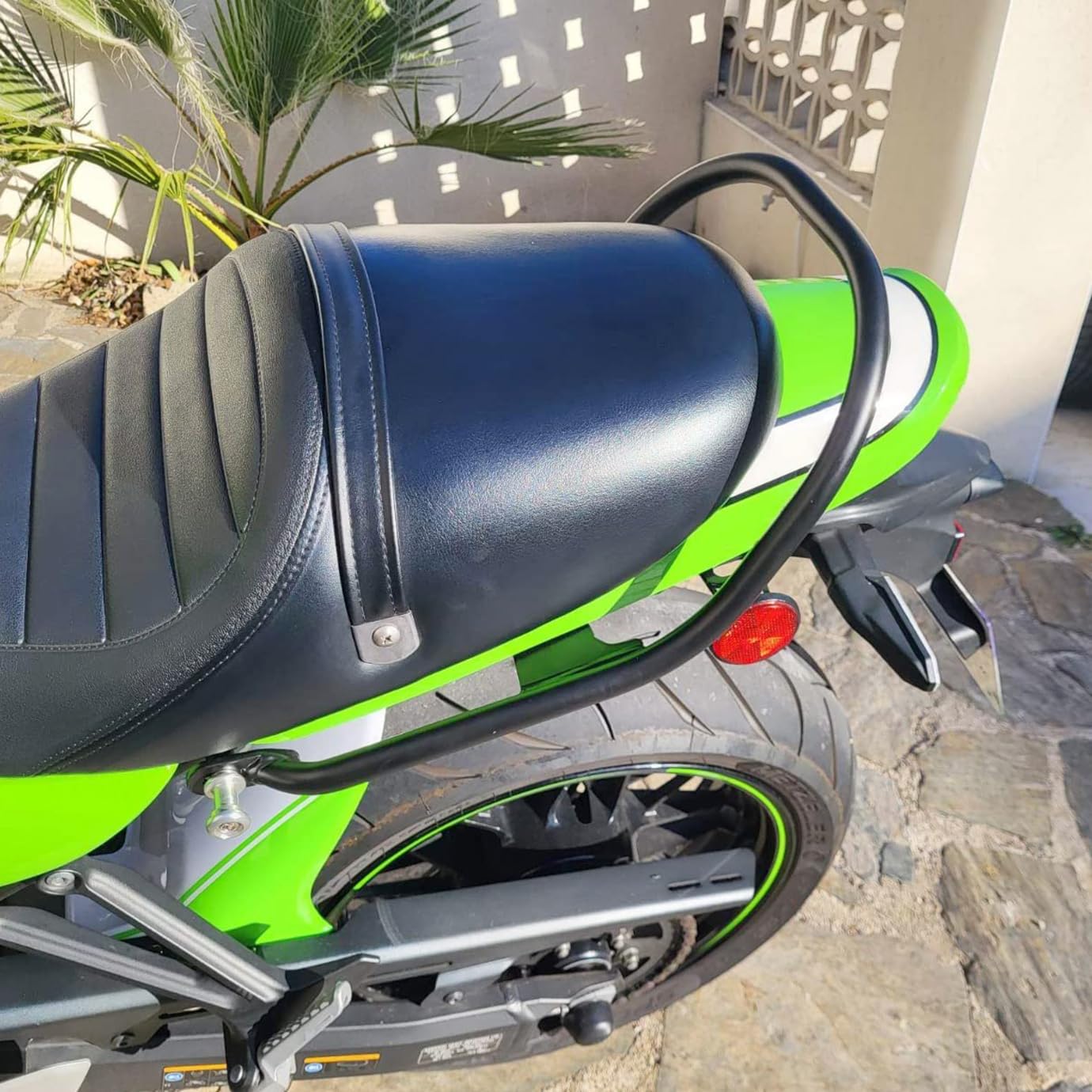 Motorrad Stahl Beifahrer Griffe Kompatibel mit Z900RS Z900 RS ABS SE Cafe 2018 2019 2020 2021 2022 2023 2024, Hintersitz Beifahrer Haltegriff Seitenhandlauf Hinterer Griff (Schwarz) Motorrad Stahl Beifahrer Griffe Kompatibel mit Z900RS Z900 RS ABS SE Cafe 2018 2019 2020 2021 2022 2023 2024, Hintersitz Beifahrer Haltegriff Seitenhandlauf Hinterer Griff (Schwarz) von Lorababer