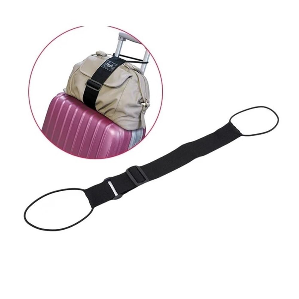 Elastischer, verstellbarer Gepäckgurt, Gepäckgurt, Gepäckgurt, Koffergurt, Reisesicherheit, Handgepäckgurte (5 Stück) von XXCLW