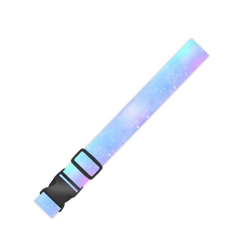 Iridescence Gepäckgurte, verstellbare Länge, verstärkt, Gepäckbündelgurt, Verpackung, sicheres Reisezubehör, Koffer, Paketband (C) von XXCLW