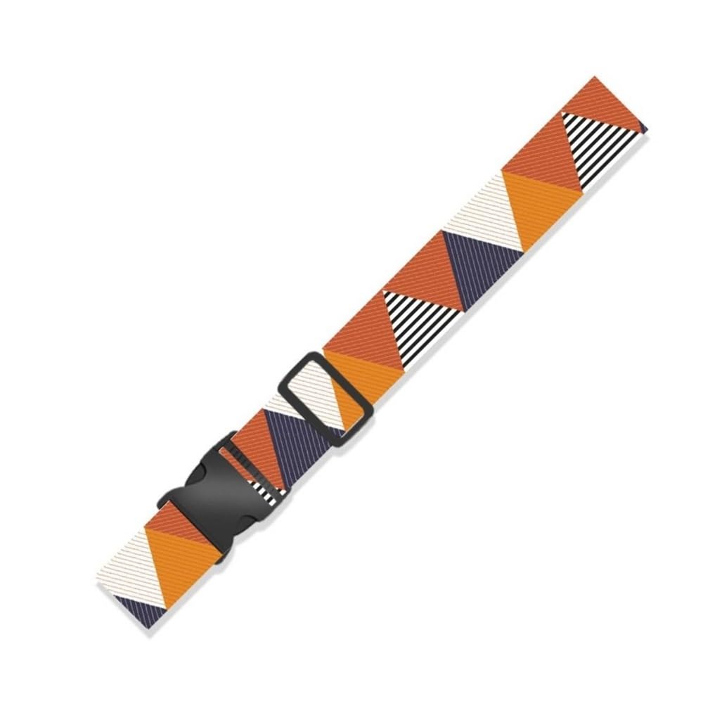 Mehrfarbige Gepäckgurte, 5 x 180 cm, ethnischer Stil, Gepäckbündelgurt, Reisezubehör, verstärkt, Kofferzubehör, Reisen (6) von XXCLW