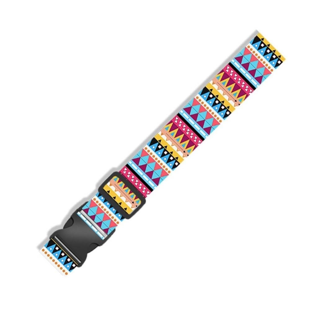 Mehrfarbiger Gepäckgurt, 5 x 180 cm, ethnischer Stil, Gepäckbündelgurt, Reisezubehör, verstärkt, Kofferzubehör, Reisen (A) von XXCLW