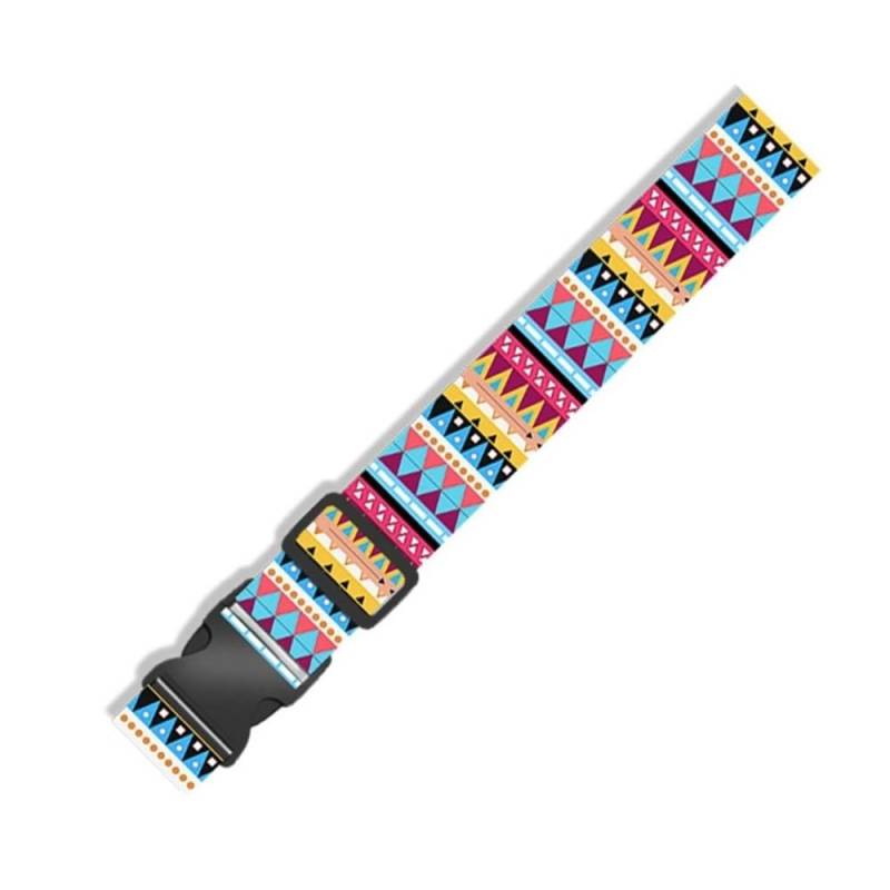 Mehrfarbiger Gepäckgurt, 5 x 180 cm, ethnischer Stil, Gepäckbündelgurt, Reisezubehör, verstärkt, Kofferzubehör, Reisen (A) von XXCLW