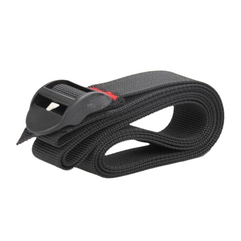 Nylon-Cargo-Umreifungsgurte, Cam-Schnalle, Zelte, Befestigungsseile, Schnellverschluss, leicht, verschleißfest, schwarz, Aufbewahrungszubehör von XXCLW