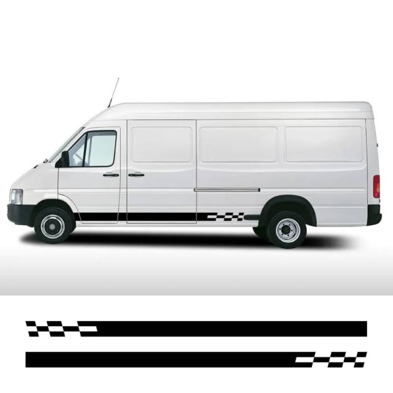 2 Teile/los Auto Beidseitig Aufkleber Benutzerdefinierte Camper Van Conversion Streifen Grafiken Vinyl Aufkleber, Für V=W LT35 Zubehör von XXGJOALD