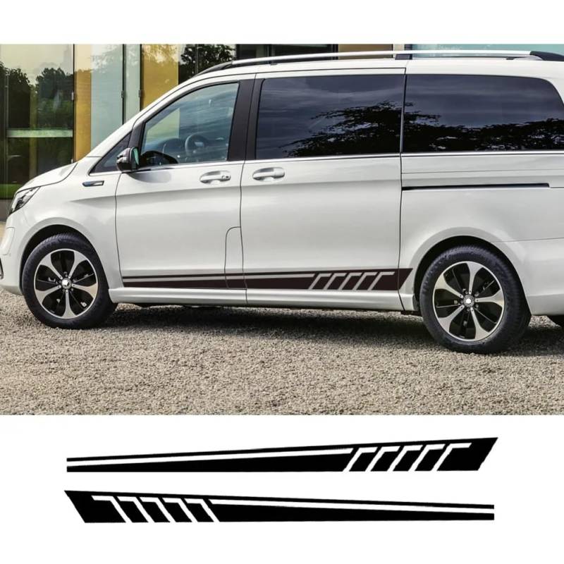 Auto-Seitentüraufkleber, für B=ENZ Vito V-Klasse W447 V260 Viano WV639 Fahrzeug-Vinyldekor Aufkleber Auto-Tuning-Zubehör von XXGJOALD