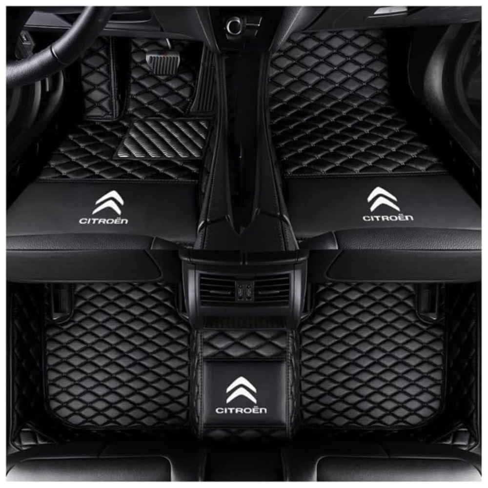 Auto Fußmatten für Citroen C5 aircross 2017-2022 (LHD),Wasserdicht Matten Autoteppiche Antirutsch Bodenmatte Innenraum Zubehör,normal-D von XYHHQ