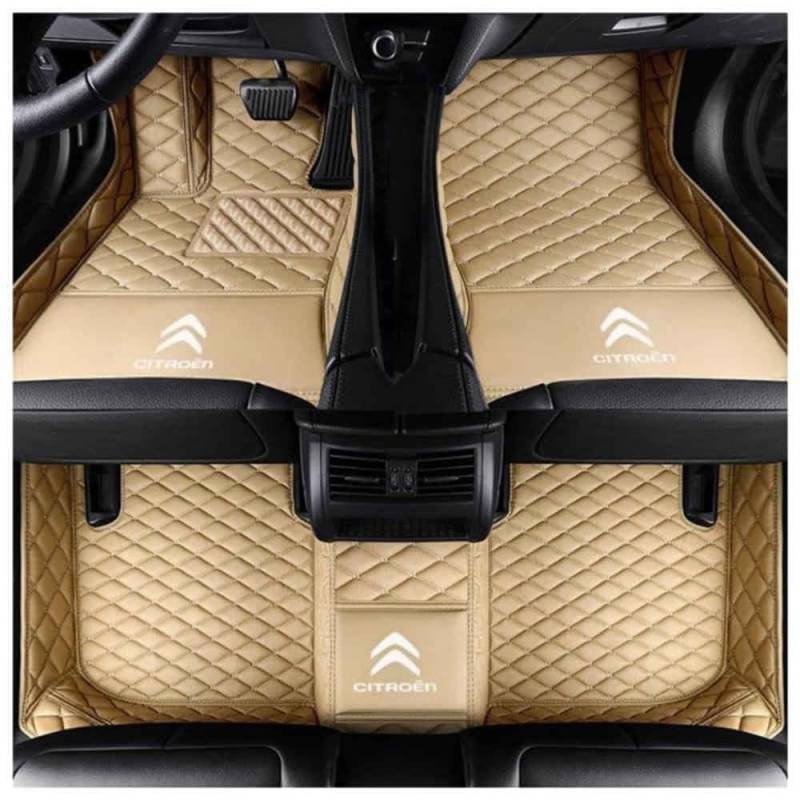 Auto Fußmatten für Citroen DS3 2010-2015 (LHD),Wasserdicht Matten Autoteppiche Antirutsch Bodenmatte Innenraum Zubehör,normal-A von XYHHQ