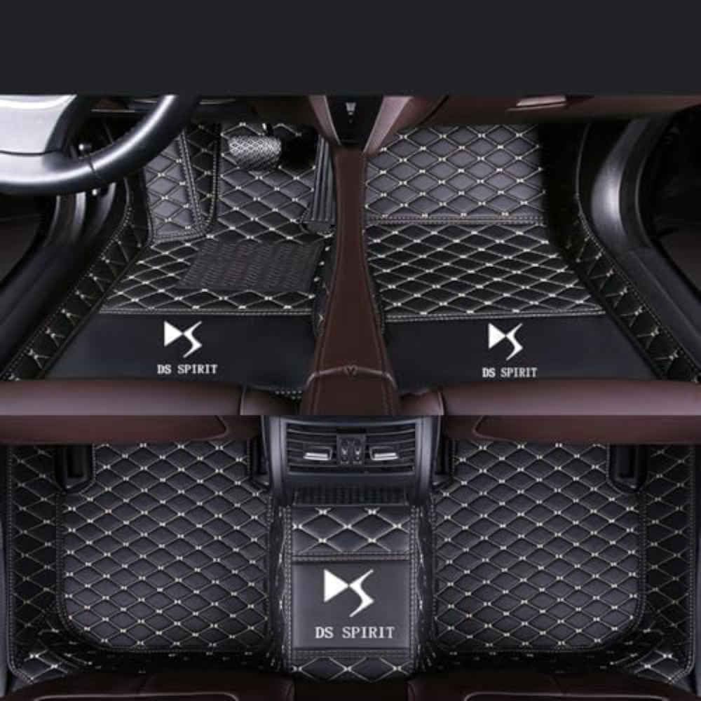 Auto Fußmatten für Citroen DS3 2013-2018 (LHD),Wasserdicht Matten Autoteppiche Antirutsch Bodenmatte Innenraum Zubehör,normal-B von XYHHQ