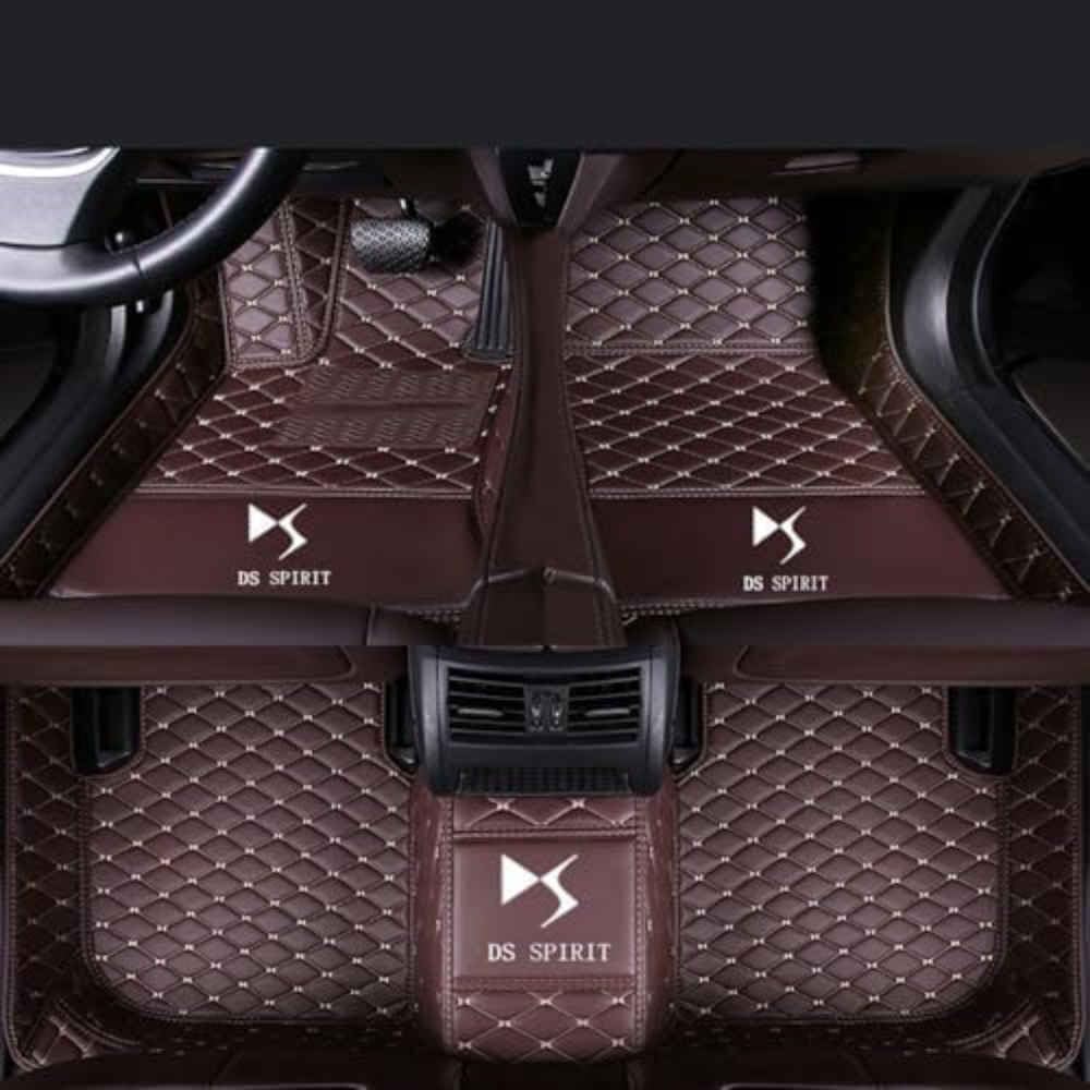 Auto Fußmatten für Citroen DS3 2013-2018 (LHD),Wasserdicht Matten Autoteppiche Antirutsch Bodenmatte Innenraum Zubehör,normal-D von XYHHQ