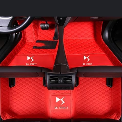 Auto Fußmatten für Citroen DS3 2013-2018 (LHD),Wasserdicht Matten Autoteppiche Antirutsch Bodenmatte Innenraum Zubehör,normal-E von XYHHQ