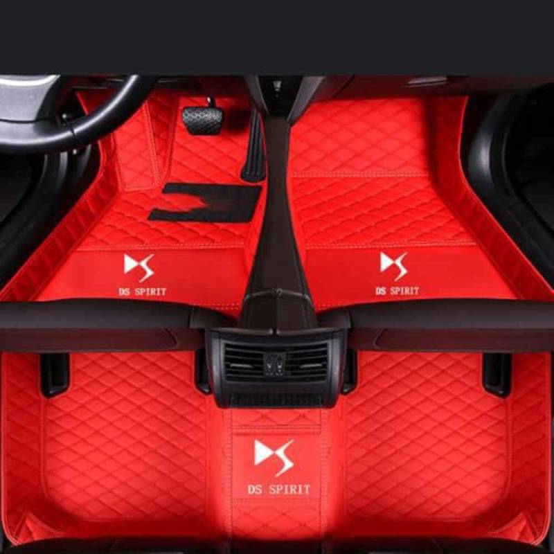Auto Fußmatten für Citroen DS5 2013-2018 (LHD),Wasserdicht Matten Autoteppiche Antirutsch Bodenmatte Innenraum Zubehör,normal-B von XYHHQ
