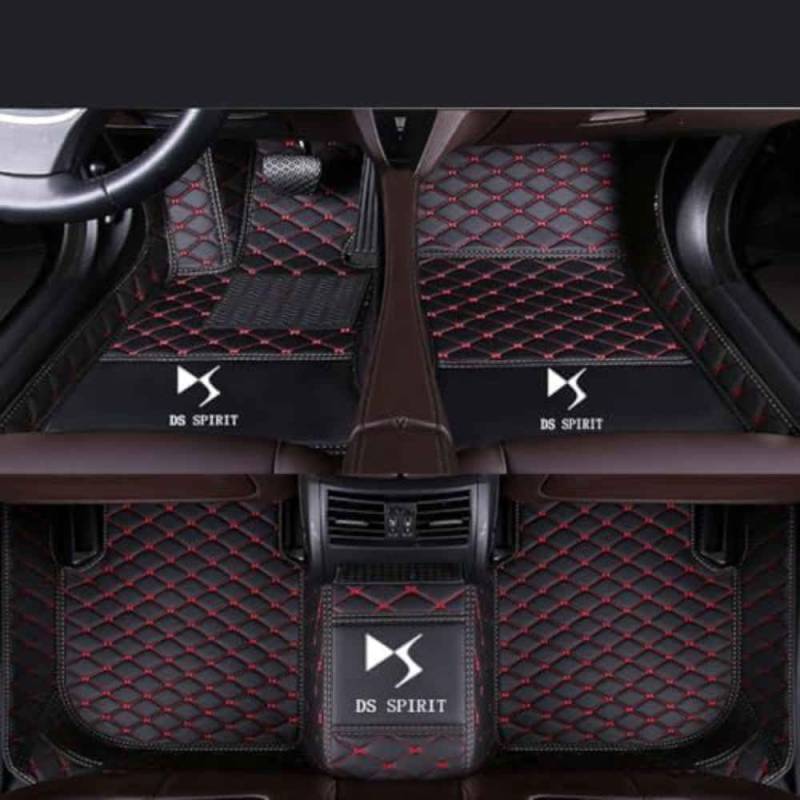 Auto Fußmatten für Citroen DS5 2013-2018 (LHD),Wasserdicht Matten Autoteppiche Antirutsch Bodenmatte Innenraum Zubehör,normal-C von XYHHQ