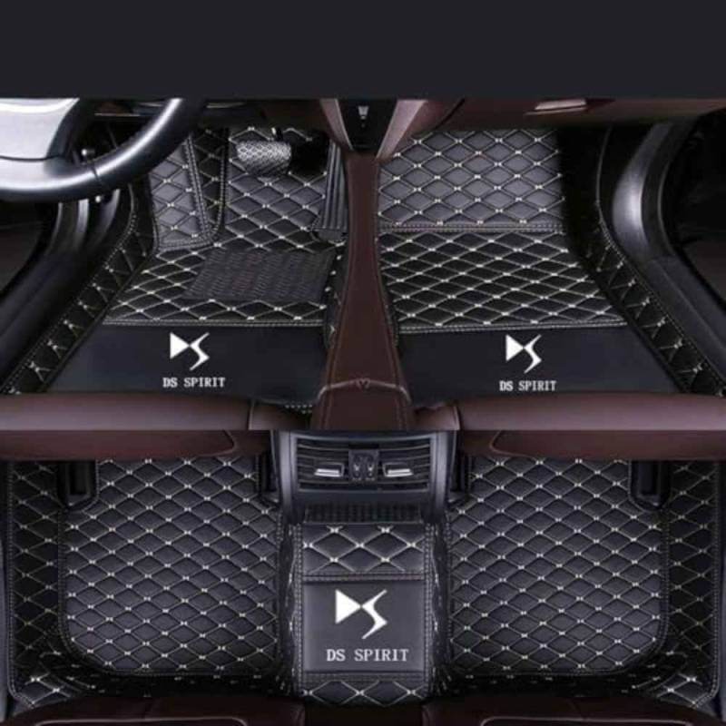 Auto Fußmatten für Citroen DS5 2013-2018 (LHD),Wasserdicht Matten Autoteppiche Antirutsch Bodenmatte Innenraum Zubehör,normal-D von XYHHQ
