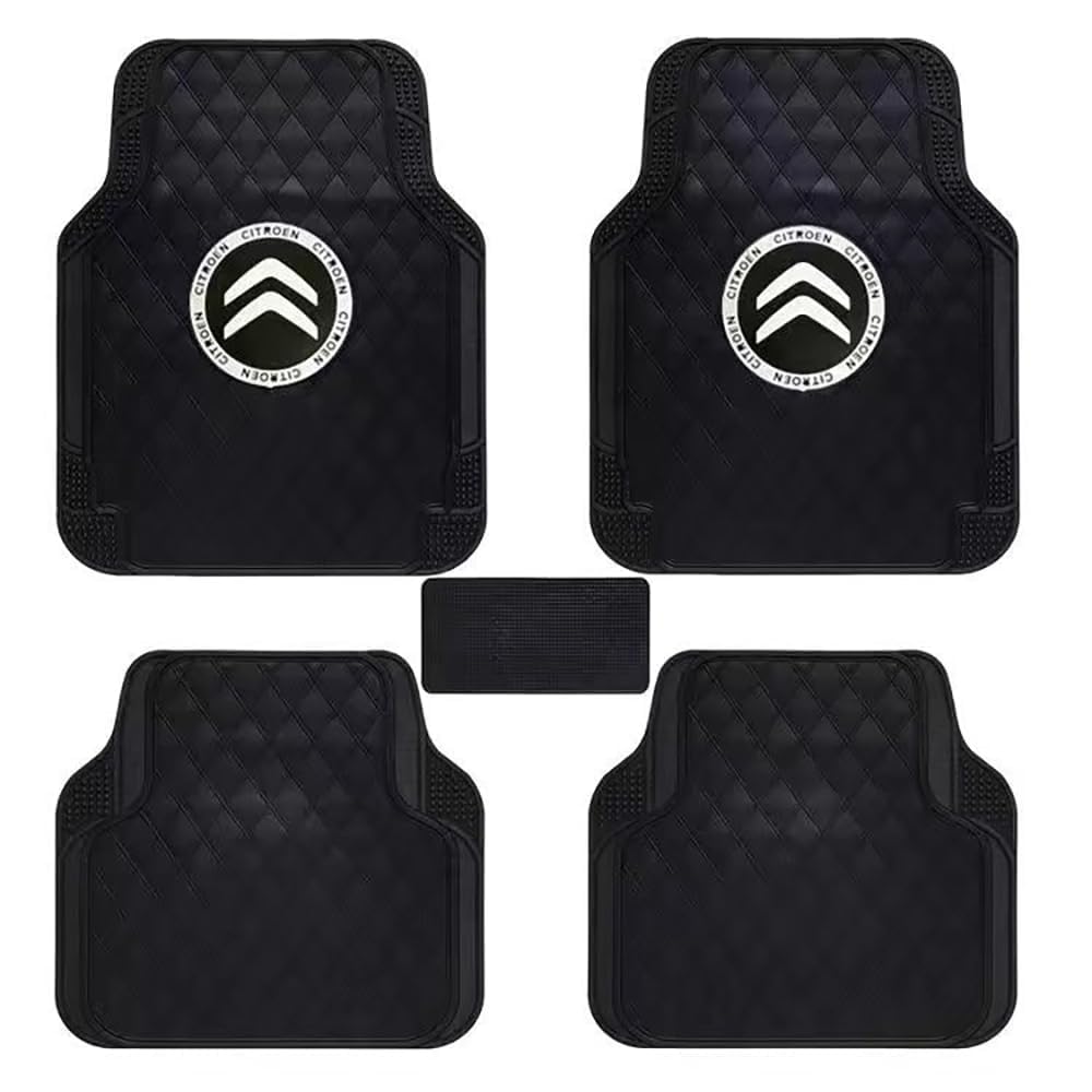 Auto Fußmatten für Citroen c-Elysee ll Sedan 2012-2016 (LHD),Wasserdicht Matten Autoteppiche Antirutsch Bodenmatte Innenraum Zubehör von XYHHQ