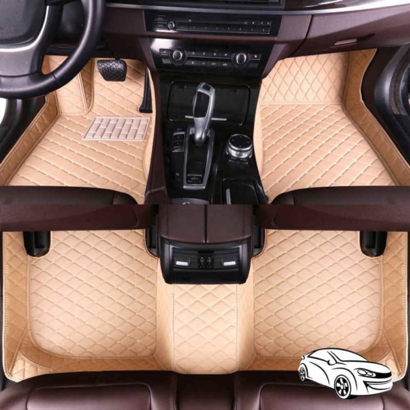 Auto Fußmatten für Citroen e-C3 2024 (LHD),Wasserdicht Matten Autoteppiche Antirutsch Bodenmatte Innenraum Zubehör,normal-E von XYHHQ