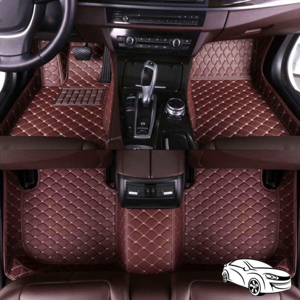 Auto Fußmatten für Citroen e-C3 2024 (LHD),Wasserdicht Matten Autoteppiche Antirutsch Bodenmatte Innenraum Zubehör,normal-F von XYHHQ