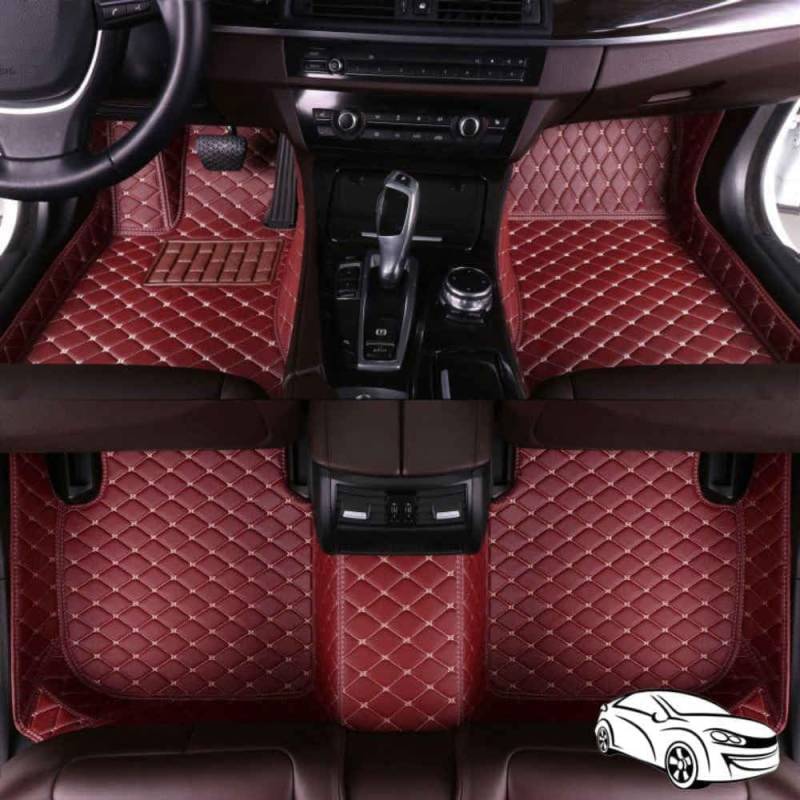 Auto Fußmatten für Citroen e-C3 2024 (LHD),Wasserdicht Matten Autoteppiche Antirutsch Bodenmatte Innenraum Zubehör,normal-J von XYHHQ