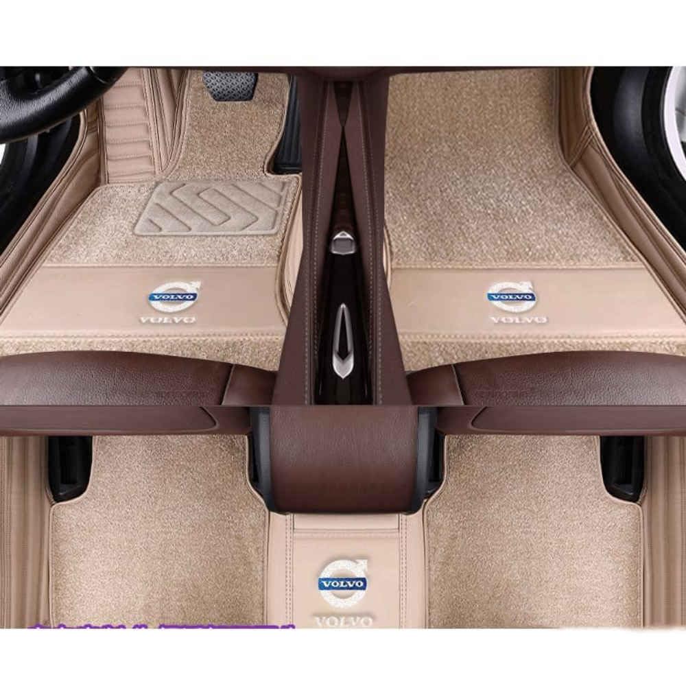 Auto Fußmatten für Volvo C70 2006-2013 (LHD),Wasserdicht Matten Autoteppiche Antirutsch Bodenmatte Innenraum Zubehör,normal-D von XYHHQ