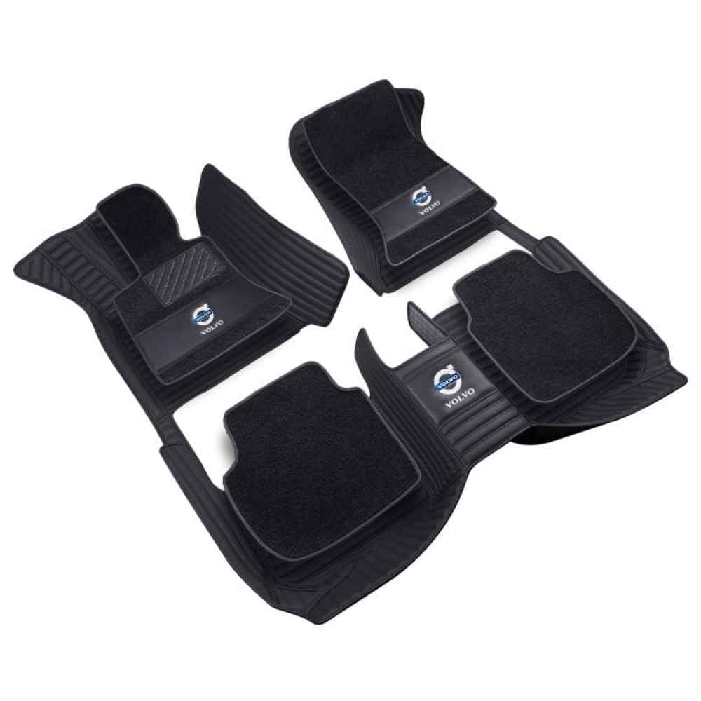 Auto Fußmatten für Volvo XC90 7seat 2015-2019 (LHD),Wasserdicht Matten Autoteppiche Antirutsch Bodenmatte Innenraum Zubehör,normal-A von XYHHQ