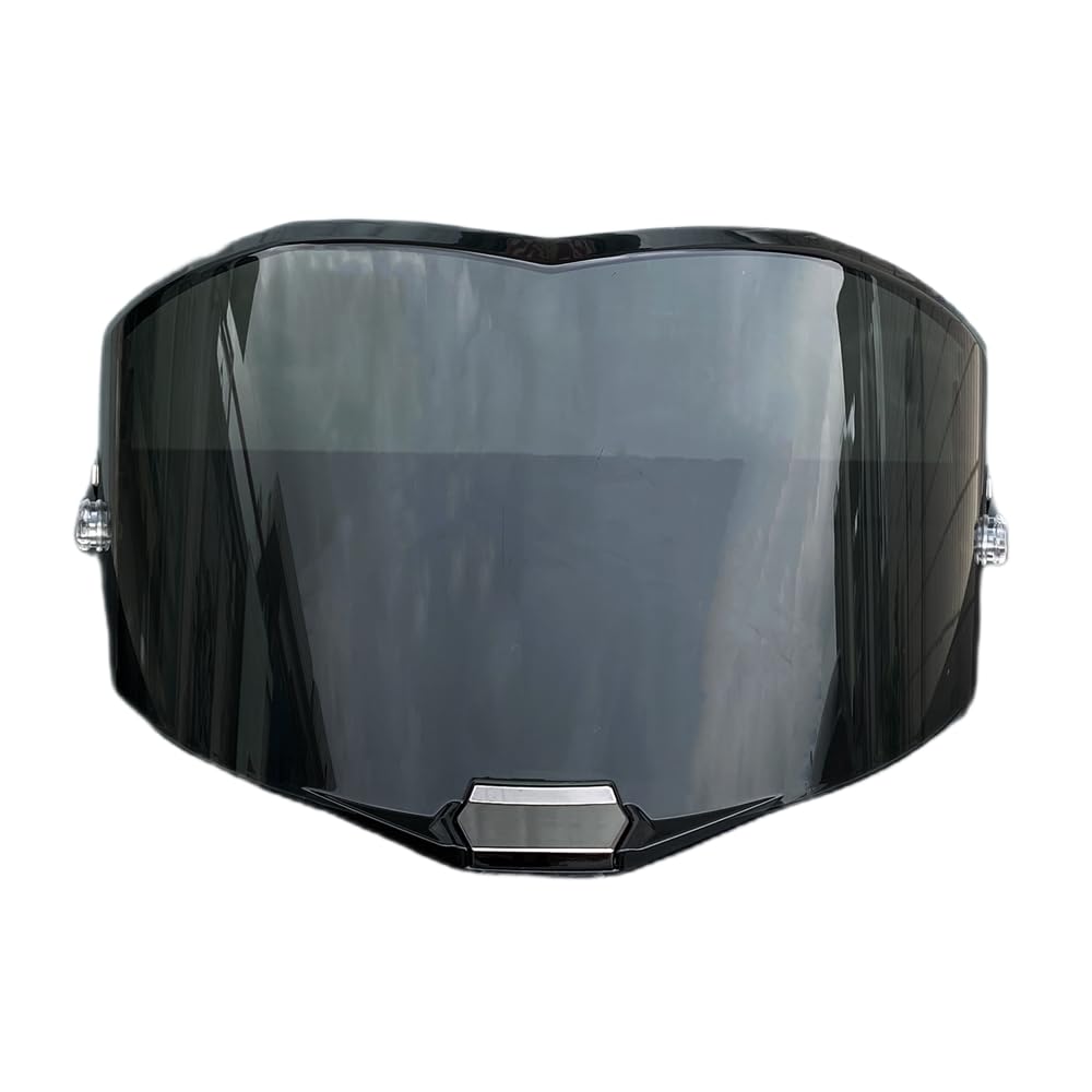Motorrad Helmvisier, FF805-Schilde for LS2 FF805 Thunder Windschutzscheibe, hochfestes Motorradhelmvisier (schwarz, nur for den Tagesgebrauch)(Black-Day Use Only) von XYJTC
