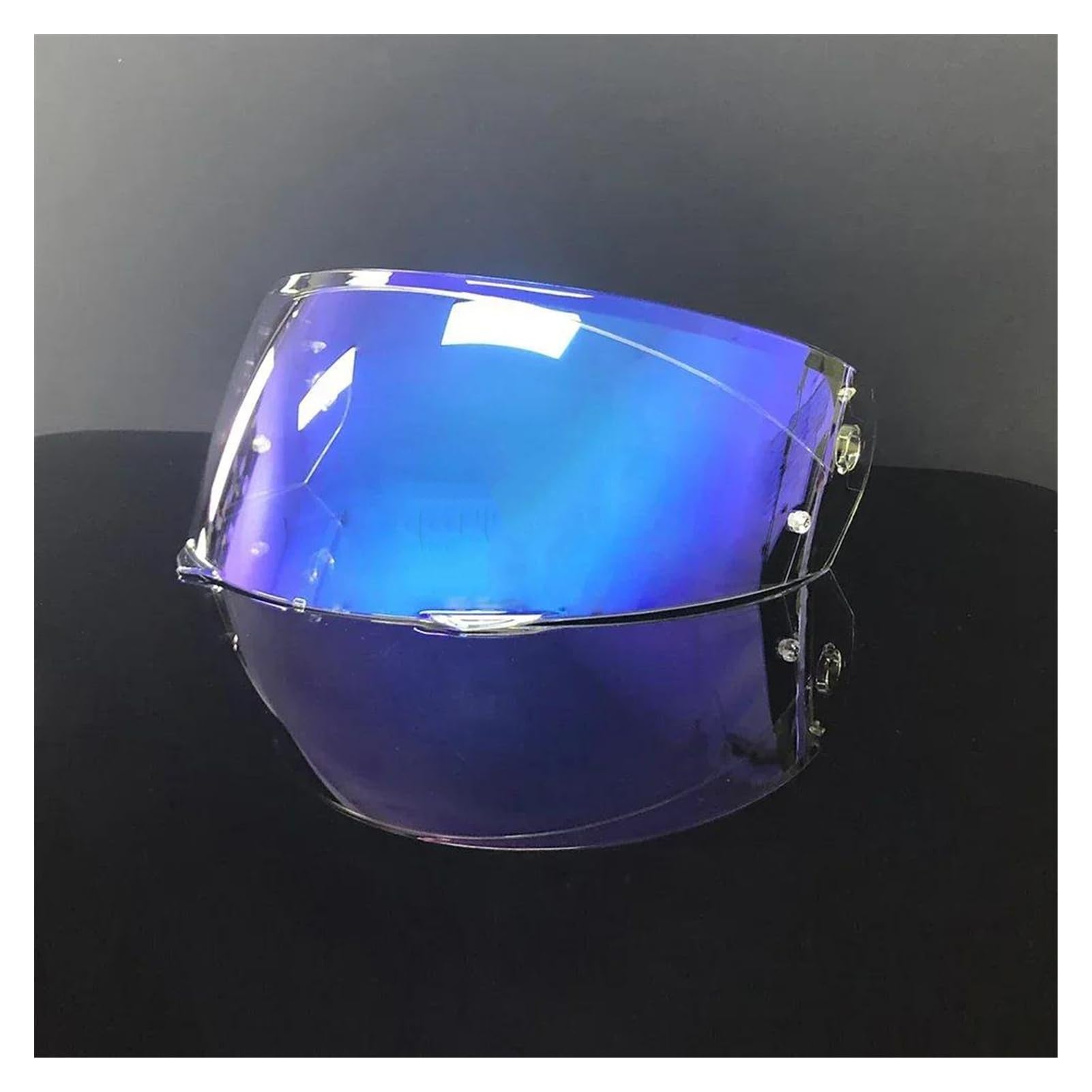 Motorrad Helmvisierlinse, HJ-33 i90 Helmvisierlinse Motorrad-Integralhelmvisierlinse Ersatzlinse for HJC i90 Hj33(Blau)(Revo Clear Blue) von XYJTC